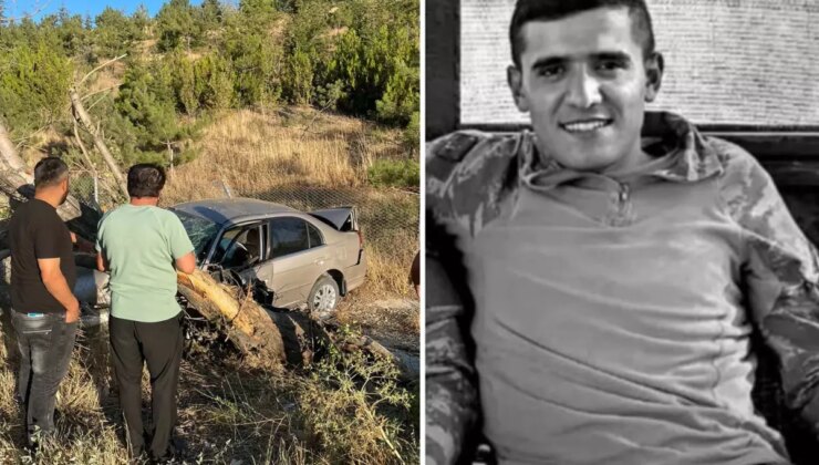 Göreve giden Uzman Çavuş, trafik kazasında hayatını kaybetti