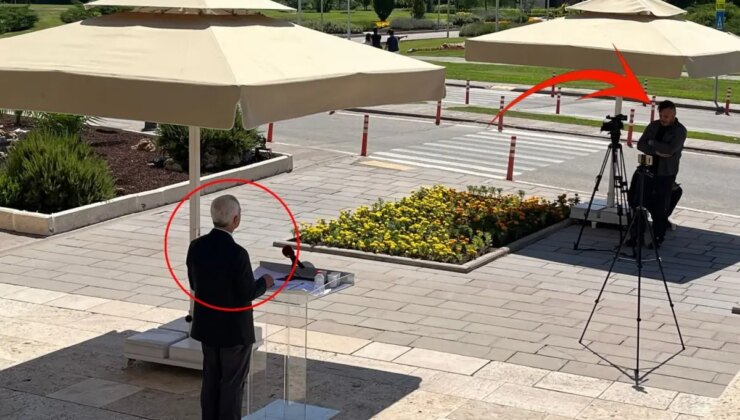 Görüntü TBMM’den! Basın toplantısı yapan milletvekilini sadece bir kişi dinledi