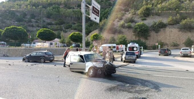 Gümüşhane’de zincirleme kaza: 7 yaralı