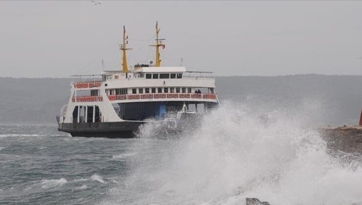 Güney Marmara’da yarınki feribot seferleri iptal edildi