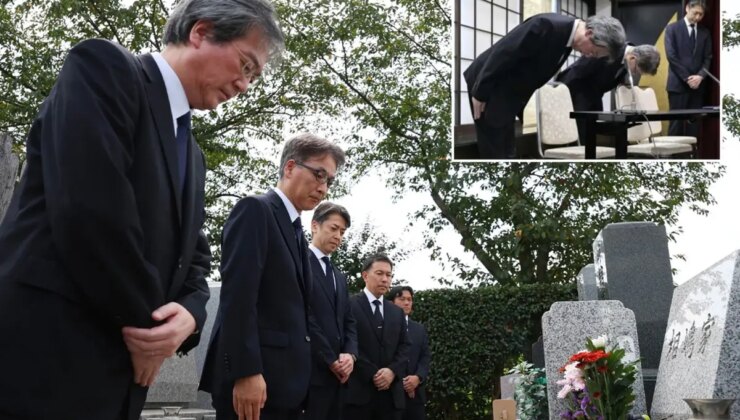 Haksız yere tutuklandı, kanserden öldü! Japon polis ve savcılar mezarı başında özür diledi