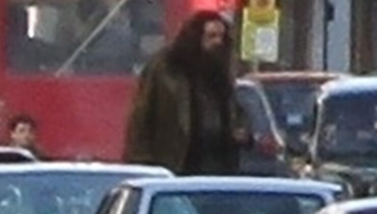 ‘Harry Potter’ dizisinin Londra sokakları setinden ilk kareler: Nick Frost, ‘Hagrid’ rolünde