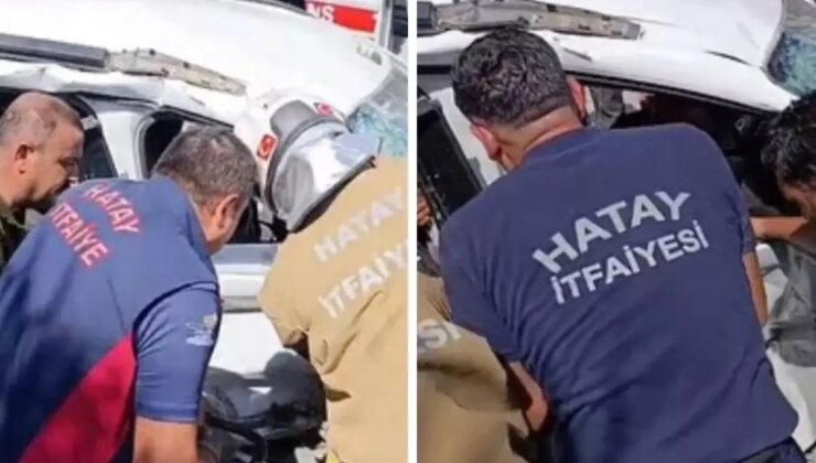 Hatay’da düğün yolunda feci kaza! 3 ölü, 2 yaralı