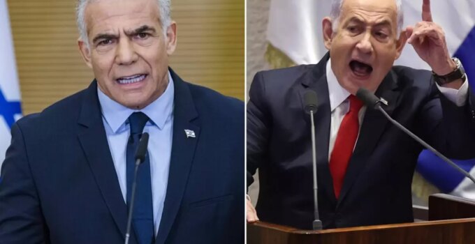 İsrail’de siyasi kriz! Ana muhalefet lideri, Netanyahu’yu hedef aldı