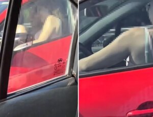 İstanbul’da trafiğinde kaydedilen görüntü olay oldu: Sevişiyorlar arabada, terbiyesizler