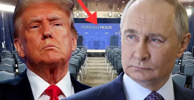 İşte Putin ile Trump’ın konuşacağı oda! Duvardaki yazı dikkat çekti