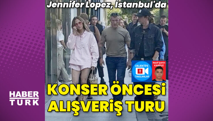 Jennifer Lopez’in konser öncesi alışveriş turu