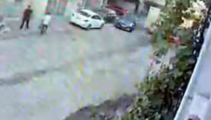 Kamyona yol verdi duran araca çarptı!
