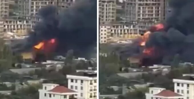 Kartal’da film platosunda yangın! Paniğe neden oldu