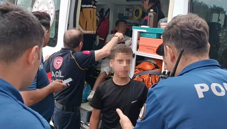 Kavga ettiği çocukları bacaklarından bıçakladı