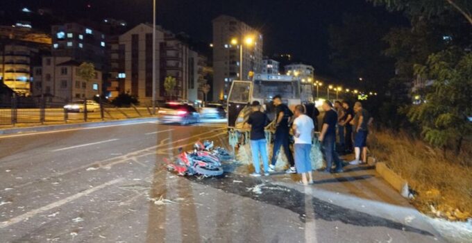 Kayseri’de motosiklet traktöre çarptı: 1 ölü