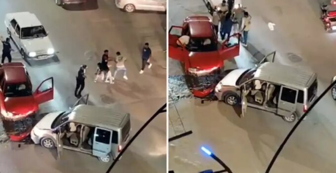 Kazanın ardından kavgaya tutuştular! Polis biber gazıyla ayırdı