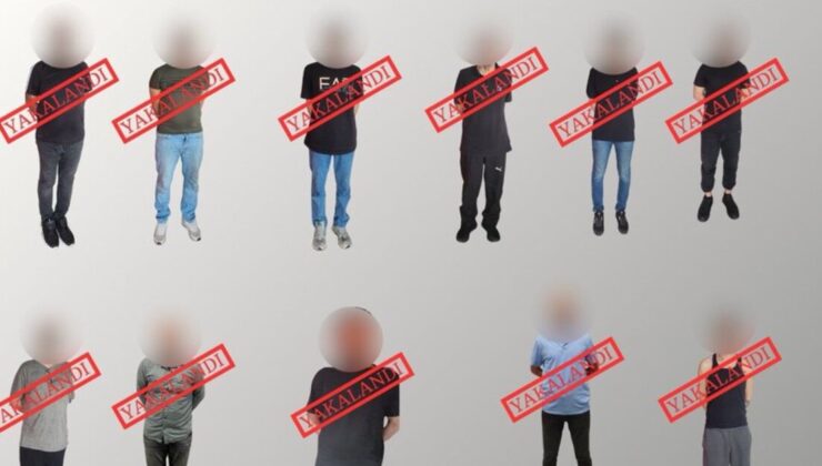 Kırmızı bültenle aranan 11 kişi yakalandı