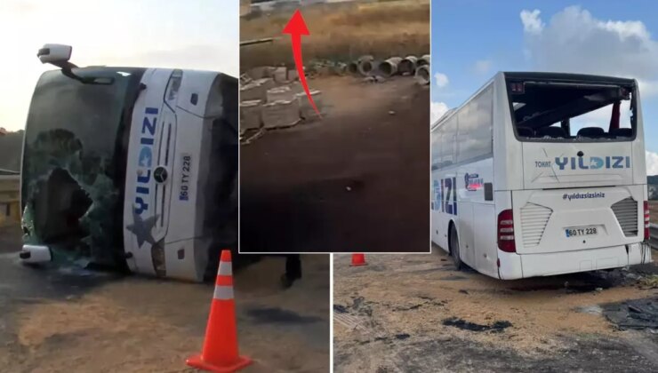 Kuzey Marmara Otoyolu’nda 4 kişinin öldüğü otobüs kazası kamerada
