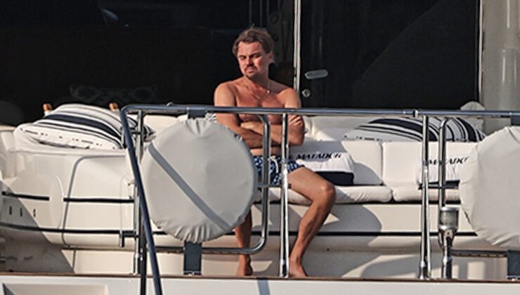 Leonardo DiCaprio tatilde sıkılmış halde görüntülendi