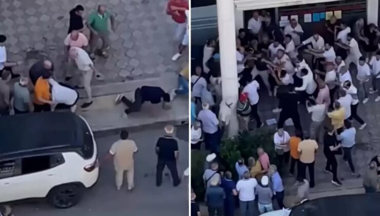 Mahalle delege seçiminde ortalık karıştı, tekme ve yumruklar havada uçuştu