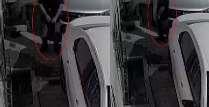 Mahalledeki kadınlara musallat olan sapığın uygunsuz halleri kamerada