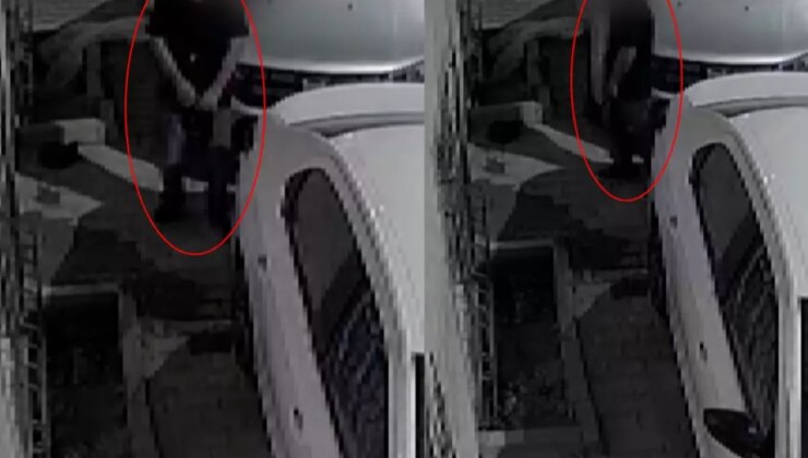 Mahalledeki kadınlara musallat olan sapığın uygunsuz halleri kamerada