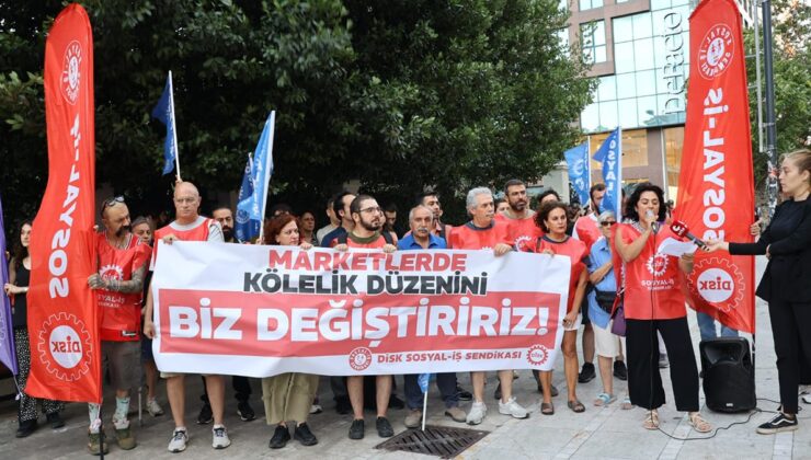 Market çalışanları, sendikanın yolunu tuttu