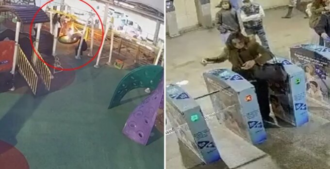 Minguzzi cinayetinde yeni görüntüler! Parkta ateş yakıp metrodan kaçak geçmişler