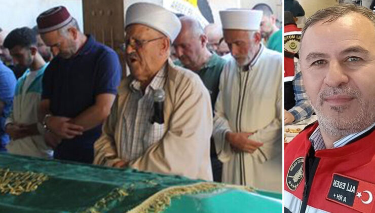 Musalla taşındaki oğluydu… Bir babanın en zor anı!