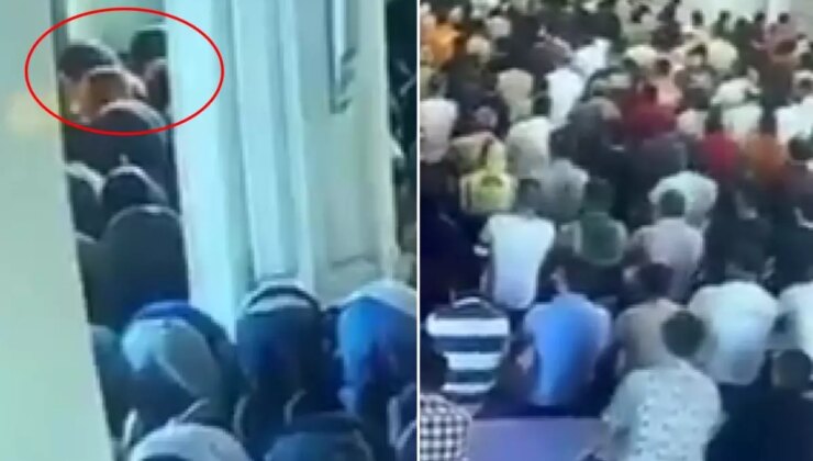 Namaz kılan polislerin kafasına 50 kiloluk mermer plaka düştü
