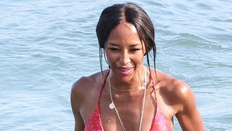 Naomi Campbell Ibiza tatilinde