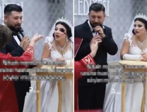 Nikah memurunun damattan isteği sonrası gelin şoke oldu: Ben olsam yolardım