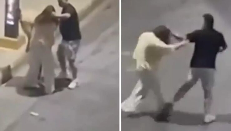 Önce saçlarından tutup acımasızca darbetti, sonra zorla araca sürükledi