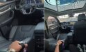 Oto pilotu pet şişe ile kandırıp arka koltukta video çekti! Bedeli ağır oldu