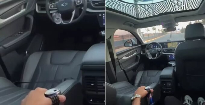 Oto pilotu pet şişe ile kandırıp arka koltukta video çekti! Bedeli ağır oldu