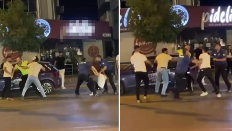 Polise direnip saldırdılar: 2 tutuklama