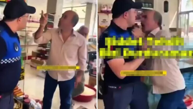 Rezilliği ortaya çıkan esnaf zabıtaya saldırdı, yetmedi tehdit etti