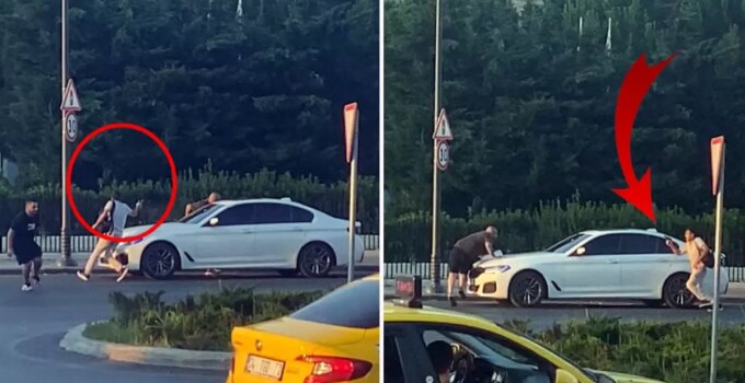 Silahlı kavgada, kaldırımda yürüyen kişi yaralandı