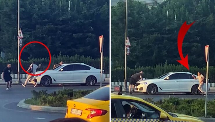 Silahlı kavgada, kaldırımda yürüyen kişi yaralandı