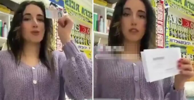 Sınava girmeden ehliyet aldı, utanmadan paylaştı