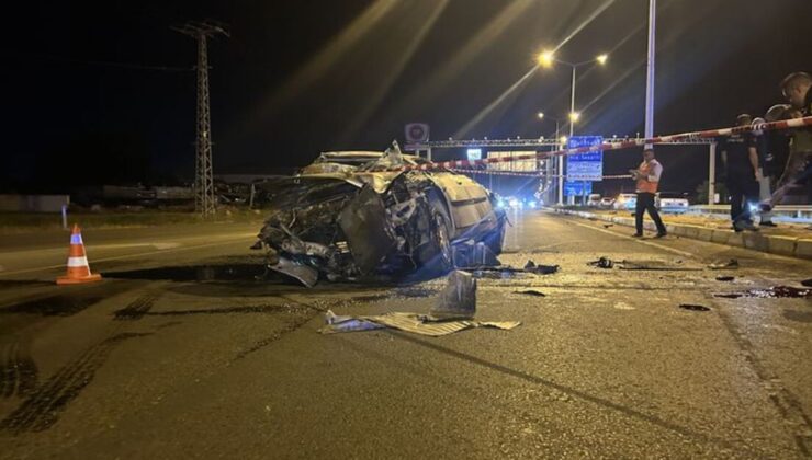 Sivas’ta otomobil devrildi: 1 ölü, 1 yaralı