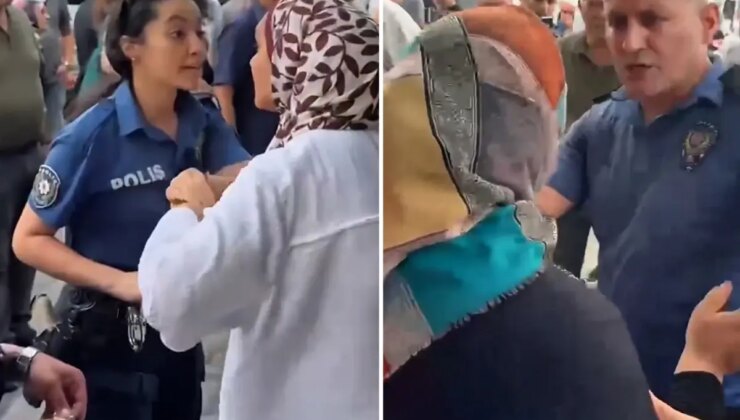 Sokak ortasında polise ağır hakaret: Sen köpeksin
