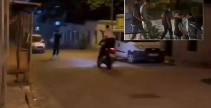 Sosyal medya için çekilen vurulma videosunun sonu karakolda bitti