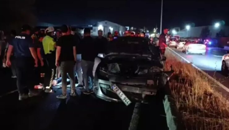 Tekirdağ’da feci kaza! 1 ölü, 2 yaralı