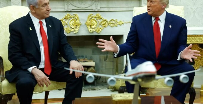 Trump’tan Netanyahu’ya fırça! Sözünü kesti, sesini yükseltti