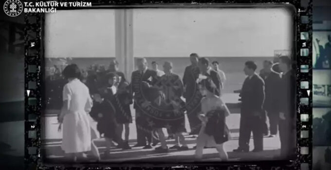 Ulu Önder Mustafa Kemal Atatürk’ün ilk kez yayımlanan görüntüleri… Bakan Ersoy paylaştı