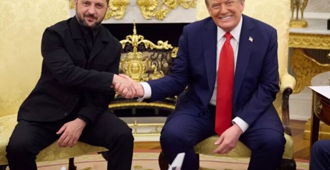 Zelenski, Trump’a 1 dakika içinde 8 kez teşekkür etti