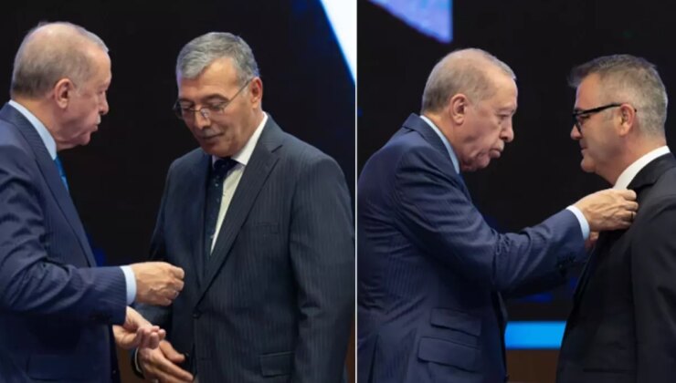 2 belediye başkanı daha AK Parti’ye katıldı! Rozetlerini Cumhurbaşkanı Erdoğan taktı