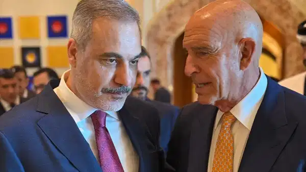 ABD’nin Ankara Büyükelçisi Barrack ve Dışişleri Bakanı Fidan arasında samimi görüşme