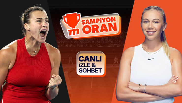 Amerika Açık kadınlar finali canlı yayınla Misli’de… Son şampiyon Sabalenka, Anisimova’ya karşı!
