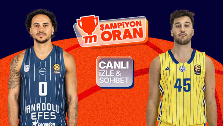 Anadolu Efes, EuroLeague’de sezona Maccabi Tel Aviv karşısında başlıyor! Mücadelenin heyecanı canlı yayın, canlı sohbet ve Şampiyon Oranlar ile Misli’de