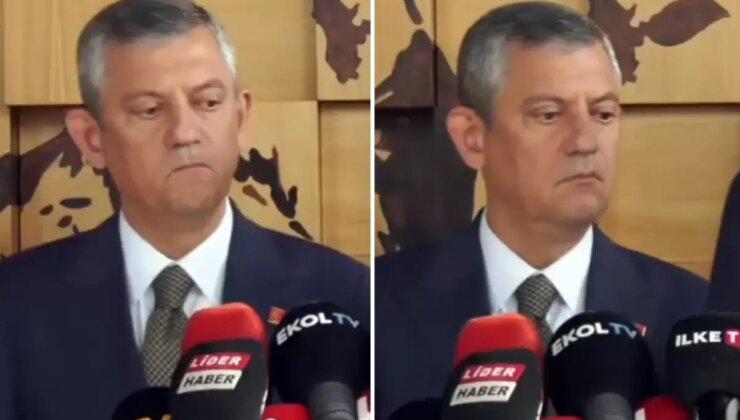 Basın toplantısına damga vuran an: Özgür Özel kameralara yakalandı