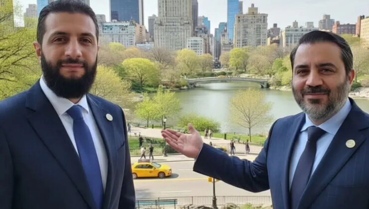 Başına 10 milyon dolar ödül konmuştu! Ahmed Şara’dan New York’ta manidar poz
