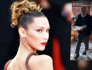 Bella Hadid, Kahramanmaraşlı balcıyı paylaştı